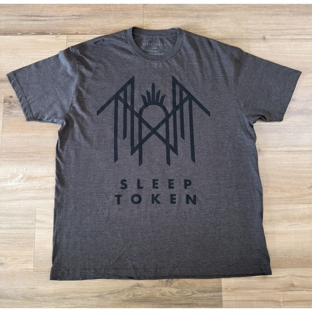Sleep Token Official Symbol Graphic Gray Shirt Size XL Heavy Metal Vessel Rock